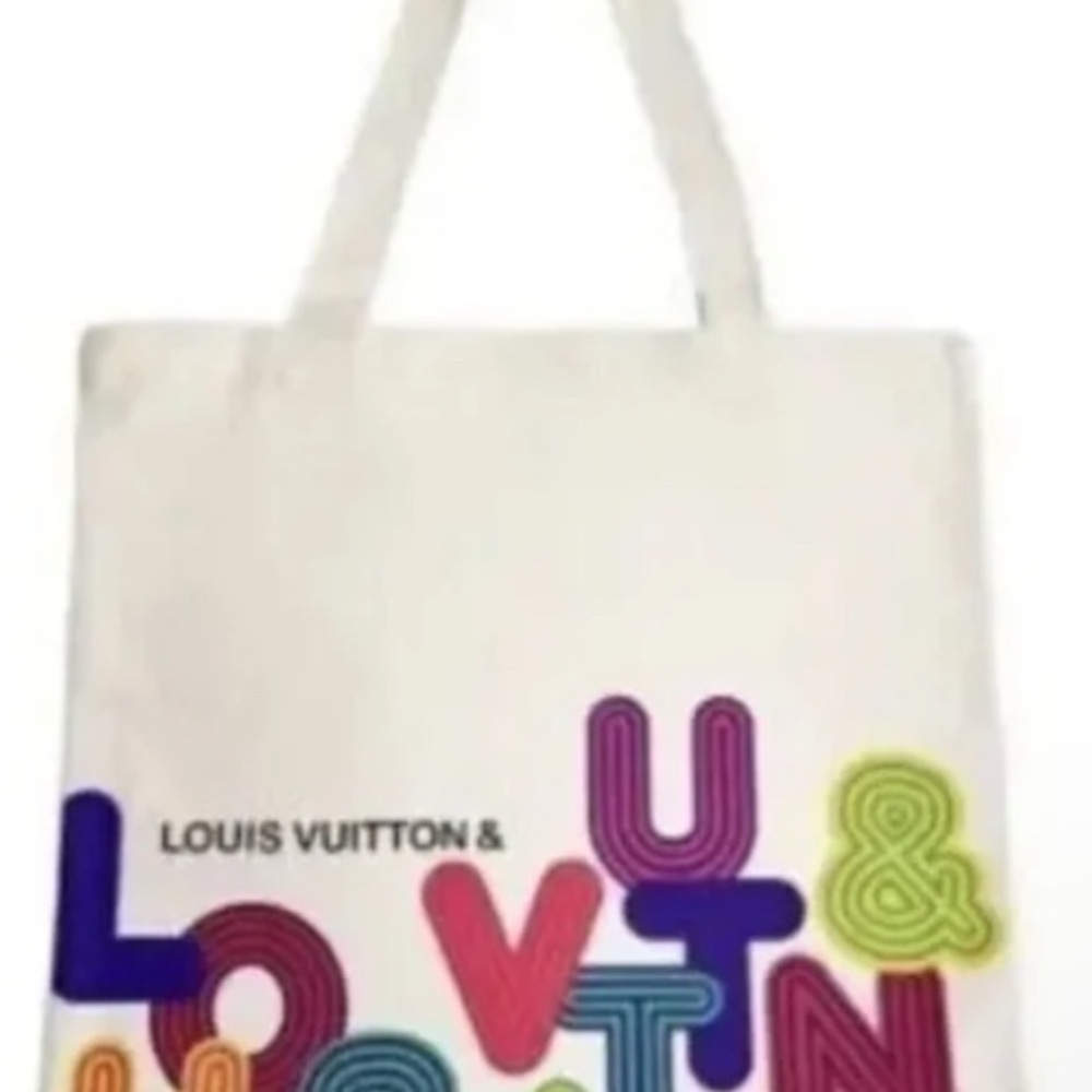 Louis Vuitton canvas shopping tote NEW WITH TAGS still in the wrapping - Picture 3 of 3